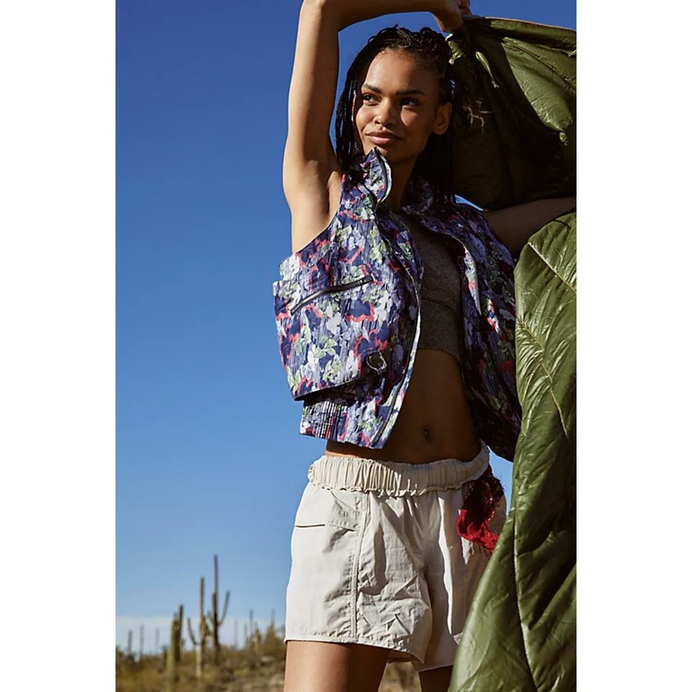 NWT Free People Off The Grid Printed Vest
